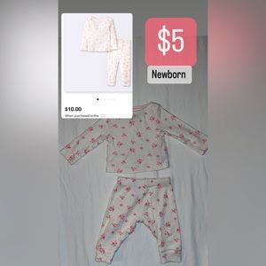Baby Girls top and bottom set